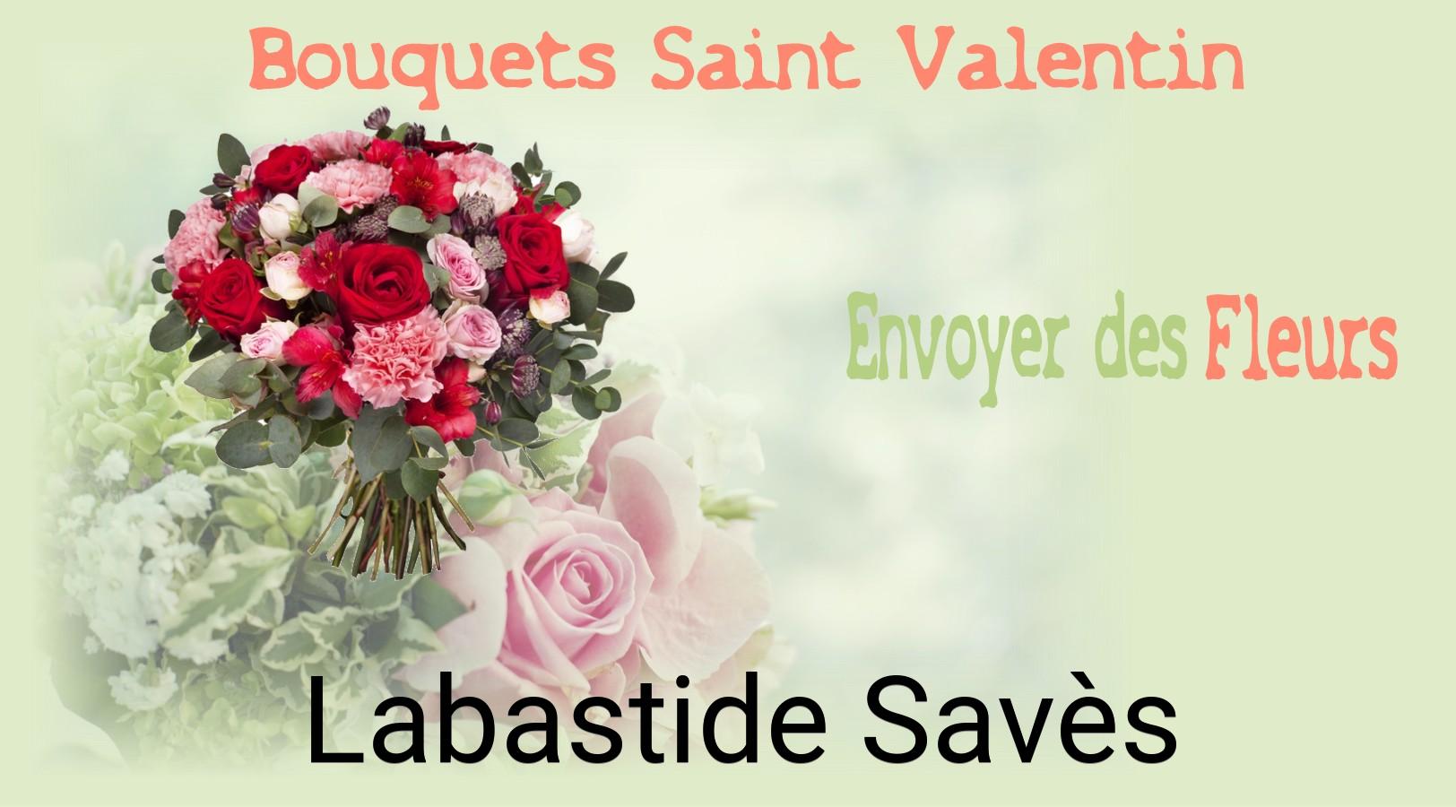 Roses de Saint-Valentin livrées à Labastide-Savès